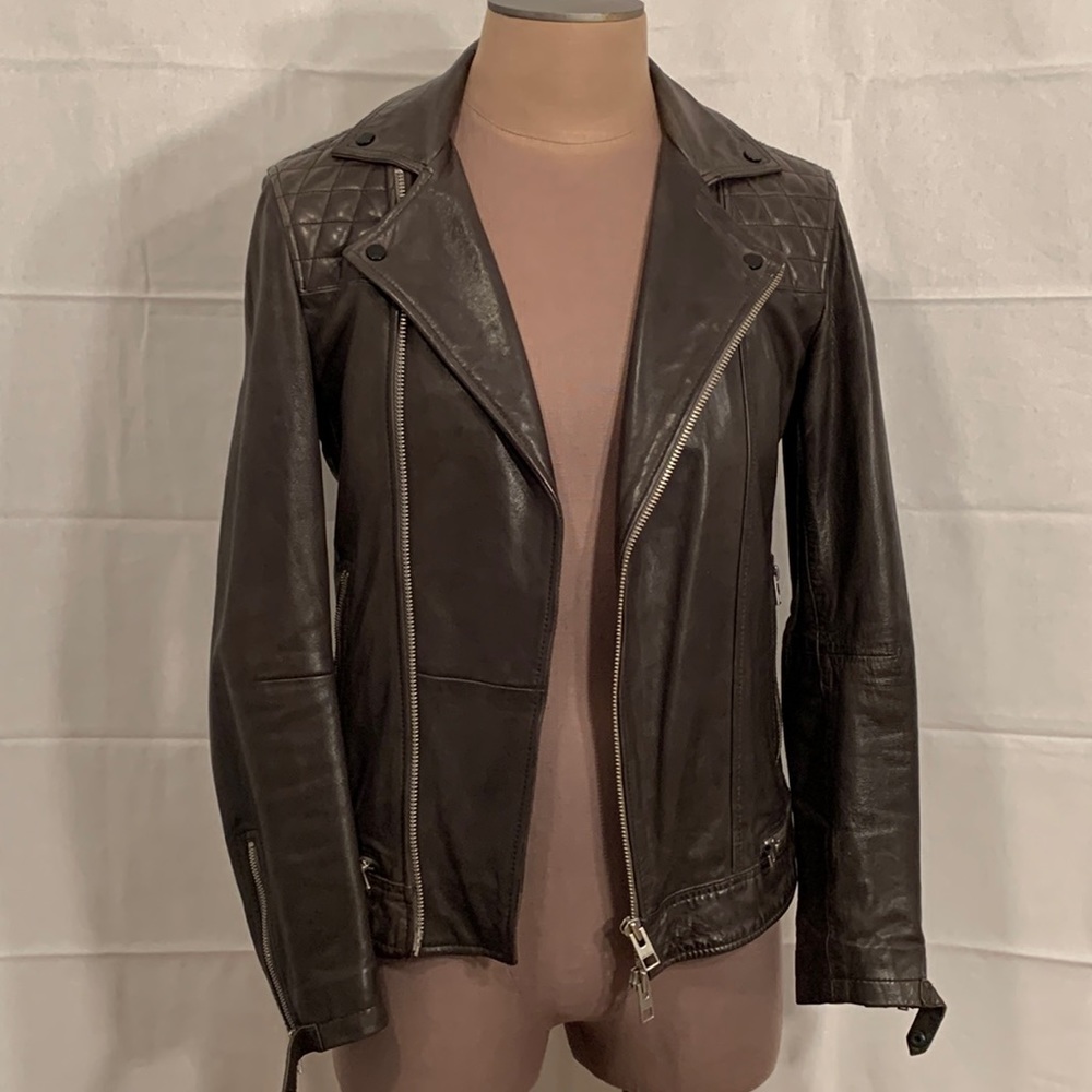 New w/o tags all saints Xs Moto leather